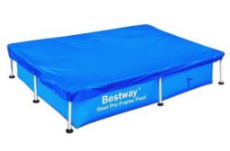 Тент на прямоугольный бассейн 400x211 см bestway 58107